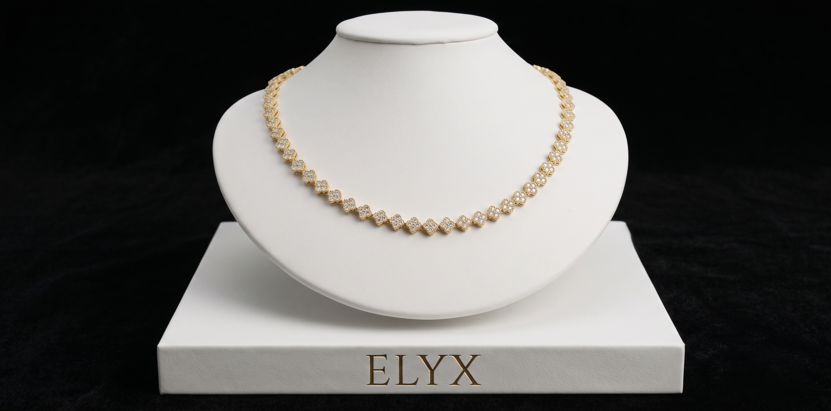 Colier Trifoi Placat cu Aur 18K